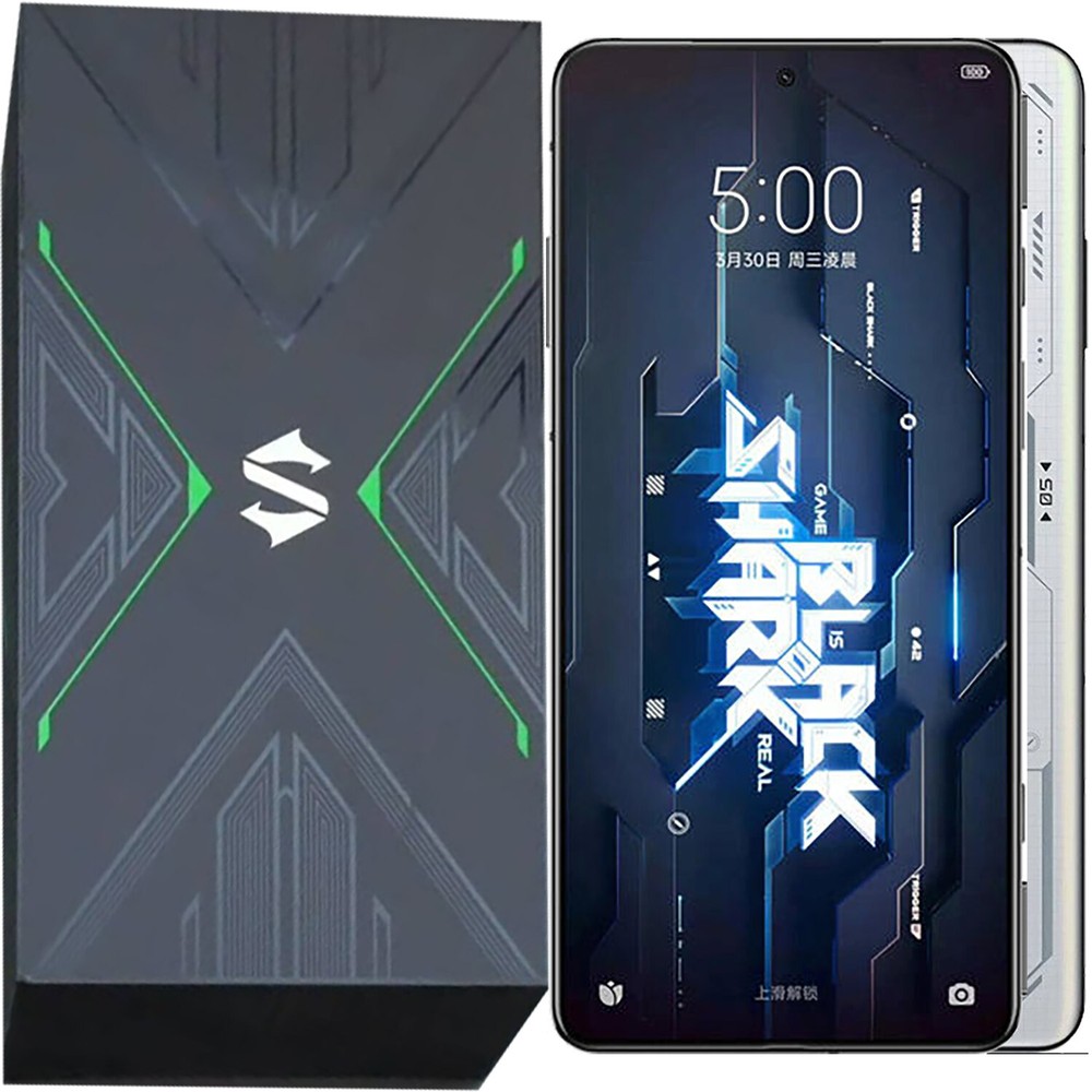 NEW Black Shark 5 Pro 5G Standard Ed. White 128GB+8GB Dual-SIM Unlocked GSM