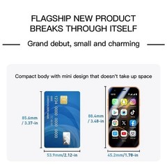 Orange Unlocked Global 3G mini 3.0-inch touchscreen Smartphone Android 8.0 Phone