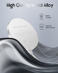 Wireless Fast Charger Pad for iPhone 17/17 Pro/17 Pro Max