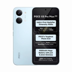 POCO X8 Pro Max (Blue, 512GB 12GB RAM) 6.83&Prime; Dimensity 9500s Global Version.