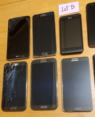 SALE! Lot 10-Samsung Galaxy S10, S6, Note 5, Note 3 LG Thrill *Untested! READ