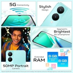 vivo Y28 5G (Blue ,128 GB 4GB RAM)6.56&Prime; 50MP Dimensity 6020 Processor Unlocked
