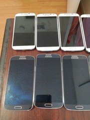 Lot of 9 Samsung Galaxy S4 16GB SCH-I545 (6pc )and SGH-M919 (2pc )and SPH-L720T