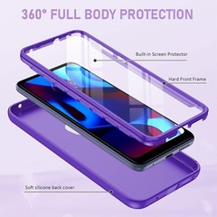 Motorola Moto G Play 2023 Case Full-Body Soft TPU Bumper Shockproof Phone Cover