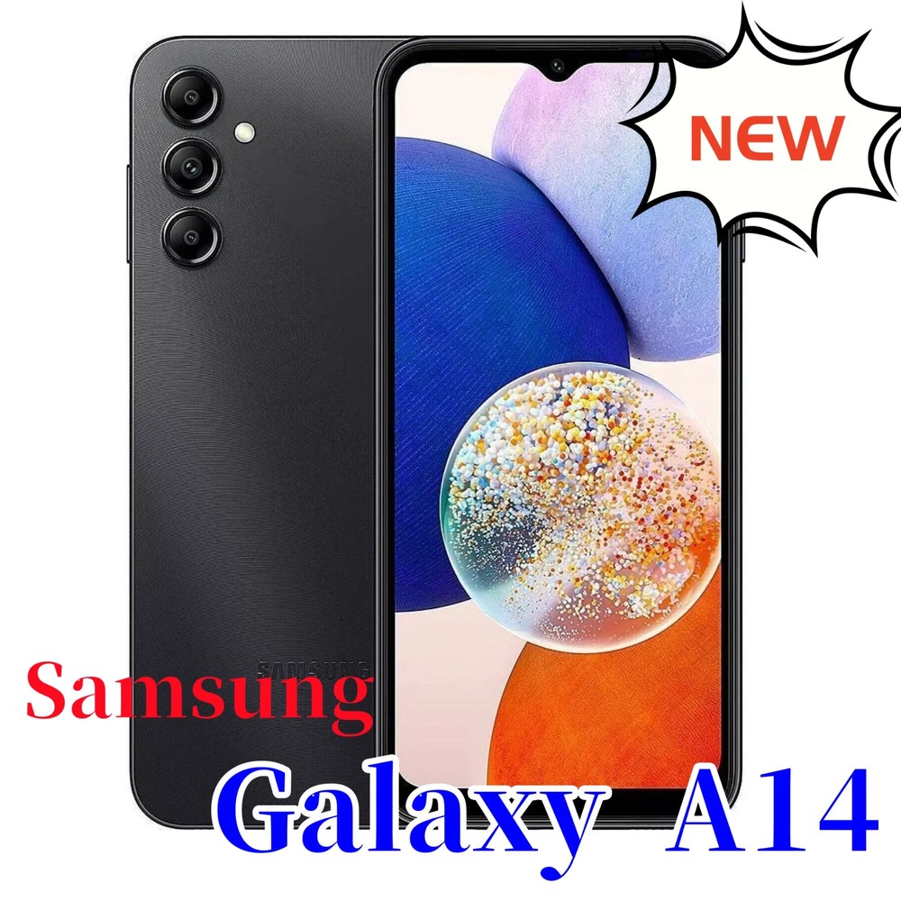 Samsung Galaxy A14 5G – 64GB (Unlocked) 6.6&Prime; Display – Black (New Sealed)