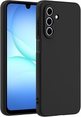 Black Matte Protective Bumper Phone Case for Samsung Galaxy A17 4G/5G, Anti-Fing