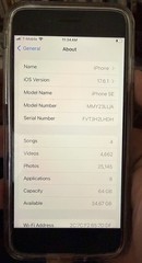 Apple iPhone SE 64GB Black 4.7in 12MP iOS T-Mobile (MMY23LL/A)