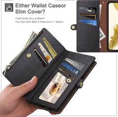 iPhone 17 Pro Max 6.9&Prime; Wallet case with Zipper Credit Card Holder, Flip Folio Co