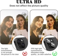 Diamond Camera Lens Protector for iPhone 17 Air, Bling Tempered Glass Cover