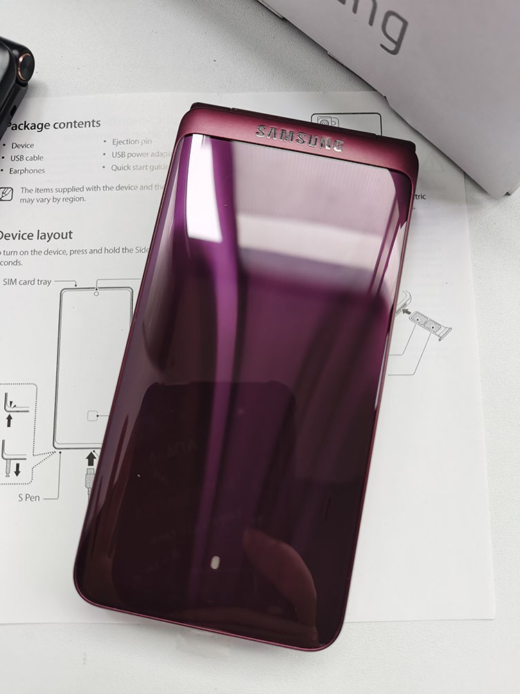 Original Samsung Galaxy Folder 2 G1650 Dual SIM Unlocked 2GB+16GB Red Phone A+