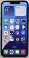 TESTED USED GSM UNLOCKED MIDNIGHT iPhone 13, 128GB A2482 MLA23LL/A 96% BATTERY.