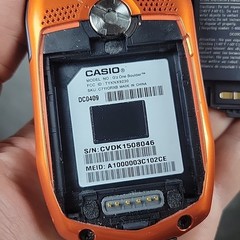 Casio Gz&rsquo;One Boulder C711 Orange Verizon Flip Phone *READ* Very Rare Tested