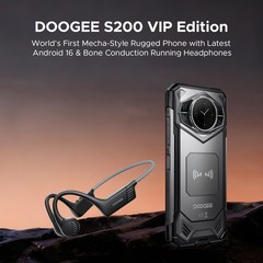 DOOGEE S200 5G Rugged Smartphone Unlocked 48GB+256GB Android16 10100mAh NFC 2026