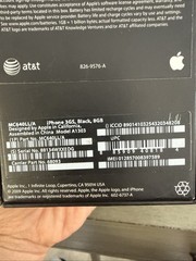Apple iPhone 3GS – Black AT&T Untested +Box NOTTested Parts ONLY. Z31