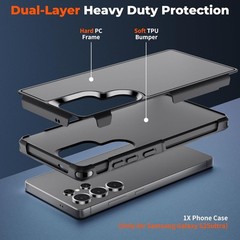 For Samsung Galaxy S25 Ultra Case with Heavy Duty Shockproof Protective Cover