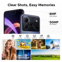 DOOGEE Note56Plus Cell Phone Android 16 48GB+256GB 6150mAh Smartphone 50MP+8MP
