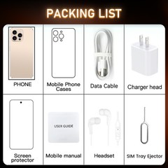 G16 Pro Max 5G Smartphone 8+256GB Unlocked Cell Phone Android 15 Dual SIM Mobile