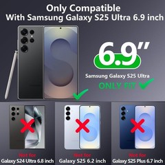 For Samsung Galaxy S25 Ultra Case w/ Military Grade Drop Proof Protective Cover