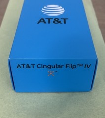 AT&T Cingular Flip IV U102AA 4GB Flip Phone KaiOS Black w/ USB Charge Cord & Box