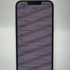 Unlocked Apple iPhone 14 128GB 26.5.2 Starlight MPUN3LL/A