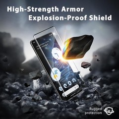 Screen Protector & Camera Lens Protector Set 2+2 PCS for Google Pixel 7 Pro 6.7