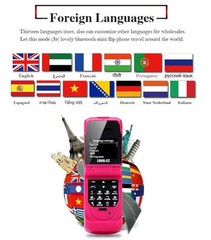 Unlocked J9 Mini Filp Dialer Cellphone GSM Mobile Card Phones FM Radio BT 3.0