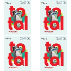 Total Wireless BLU View 5 (4pk) Unlocked Wi-Fi Only, 6.56&Prime; HD+, 64GB