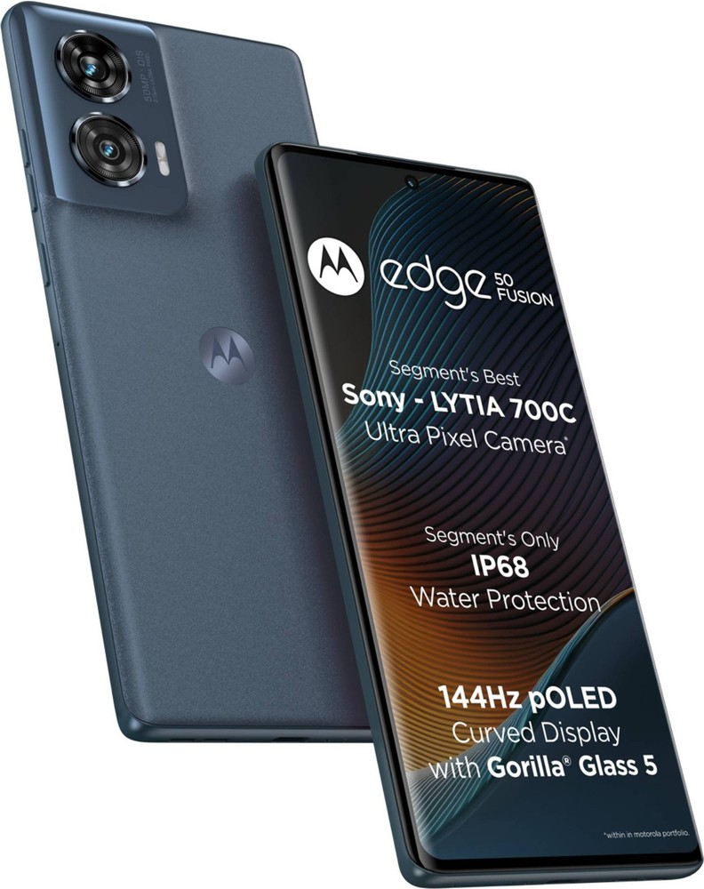 Motorola Edge 50 Fusion 5G, XT2429-2 (Forest Blue, 256GB, 12GB RAM) Unlocked