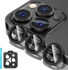 Lens Protector for iPhone 17 Pro Max, 17 Pro, 15 Pro Max, 15 Pro, 16 Pro Max, Bl