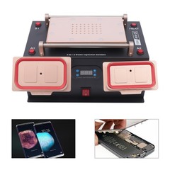 3-in-1 LCD Separator Machine – 300W 40-120°C, 7&Prime; Max, w/Vacuum Pump, US Plug，NEW
