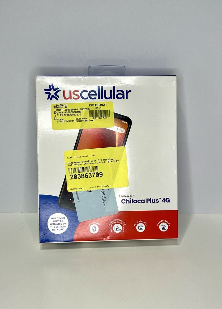 Hotpepper Chilaca Plus 32GB US Cellular Prepaid – Brand New Sealed