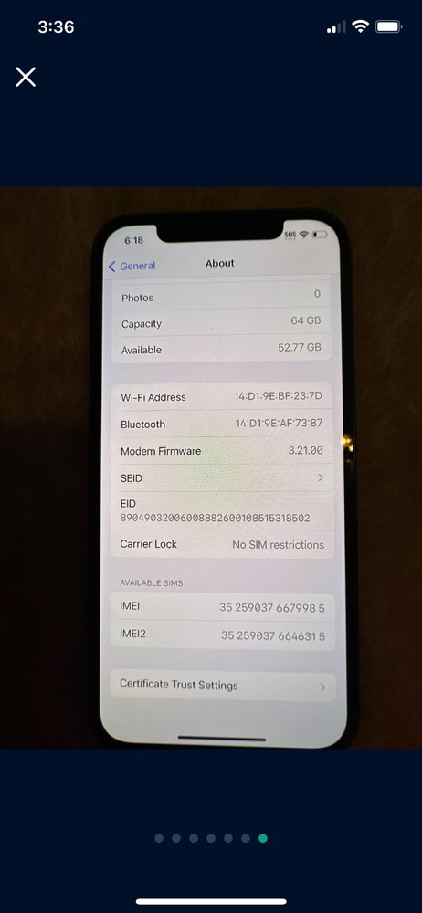 Apple iPhone 12 – 64GB – Blue (Unlocked) AirPod Pro Combo