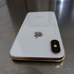 24ct iPhone X – 256GB – A1901 (GSM) Gold Plate 24k custom – no True Tone 100% BH