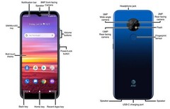 AT&T Radiant Max 4G LTE 6.5&Prime; 32GB 13MP GSM Unlocked (U705AA)(Cobalt Blue)