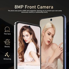 Global Version M17 Pro Smartphone Android 12 6.56 inch Screen,8+256GB 8+12MP Mob