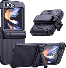 Case & Built-in Screen Protector for Samsung Galaxy Z Flip 7 FE/Z Flip 6 Rugged