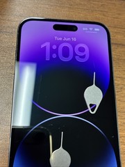 iPhone 14 Pro Max 128GB Purple T-Mobile check IMEI for PARTS/WiFi Faulty LCD