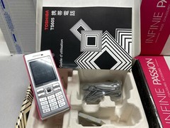 Toshiba TS608 Pink Mobile Phone Old Stock Rare Collectors Mobile Phone