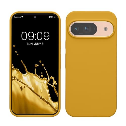 Case Compatible with Google Pixel 9 / Pixel 9 Pro – Honey Yellow TPU Silicone Co
