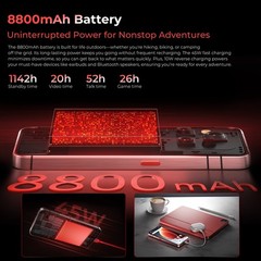 OUKITEL WP210 5G Rugged Phone 36GB+512GB 8800mAh 45W 6.7&Prime; 120Hz 108MP Android 15
