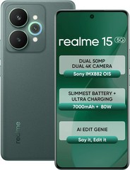 realme 15 5G (Green, 128 GB) (8 GB RAM) Mediatek Dimensity 7300+ 5G Global