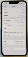 TESTED USED GSM UNLOCKED MIDNIGHT iPhone 13, 128GB A2482 MLA23LL/A, 90% BATTERY