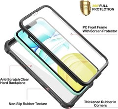 iPhone 11 6.1 inch Case two-layer durable bumper with built-in screen protection