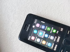 Nokia Asha 301 black white Unlocked Dual Sim 3G Bluetooth Button Mobile Phone