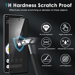 2+2 Pack Privacy Screen Protector for Google Pixel 7 Pro & Camera Lens Protector