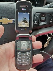 LG LX160 – Silver (Sprint) Cellular Phone Working
