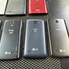 LOT OF 9 Various LG G3 (VS985) G4 (H810) 32GB – For Verizon – Parts Only – H29