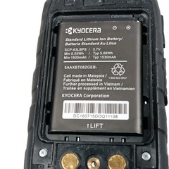 Kyocera Dura XE 5GB E4710 AT&T Senior Rugged Flip Phone Black Tested Works