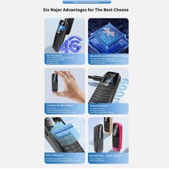 J60 Unlocked Simple Mini Mobile Cell Phones Card Dial 4G GSM Bluetooth MP3 Phone