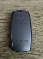 Samsung U340 Snap Verizon Blue Black Flip Cell Phone speakerphone mp3 Grade C